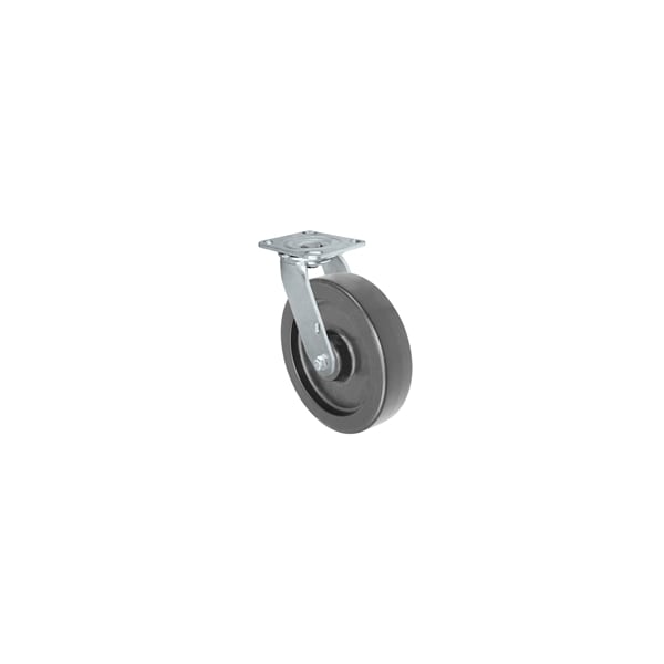 MEDIUM DUTY 8"X 2" POLYOLEFIN WHEEL, SWIVEL CASTER 900 lbs Capacity